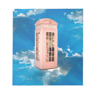phone booth notepad