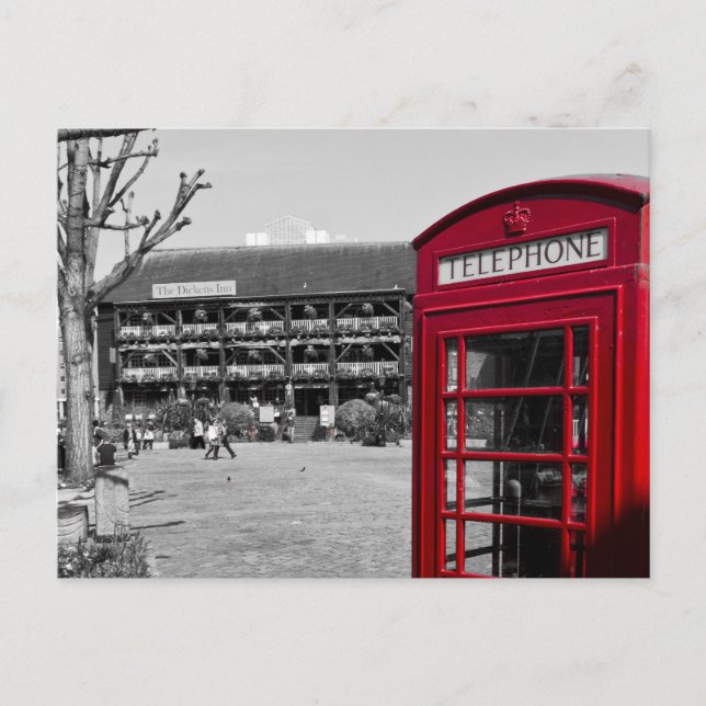 Phone Box London Postcard (Front)