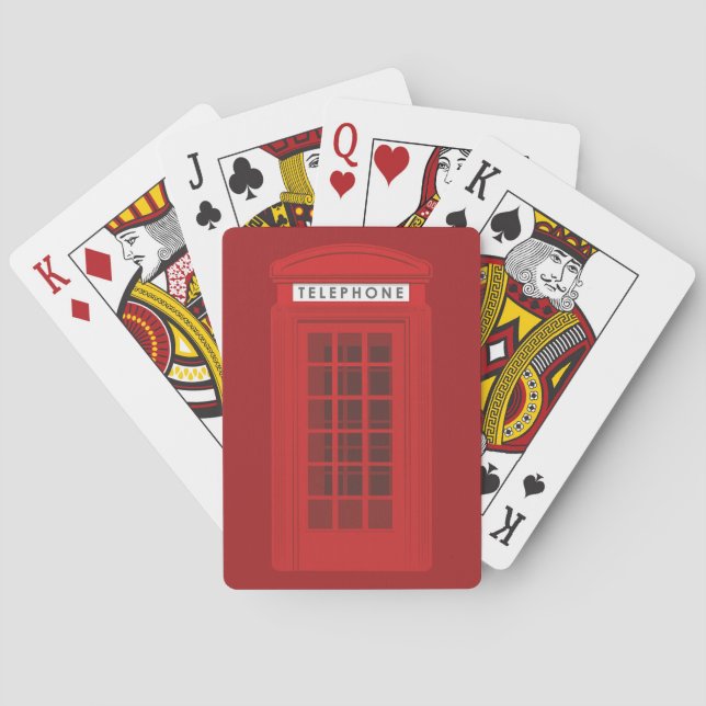 Phone Box Playing Cards (Back)