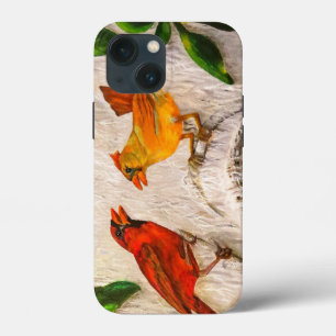 Phone case, Cardinals Singing of love iPhone 13 Mini Case