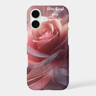 Phone case featuring pink flower