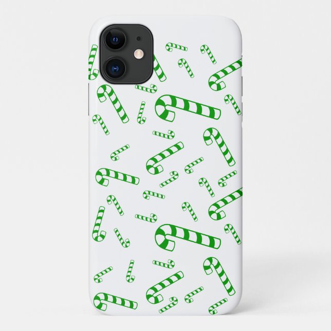 Phone Case - Green Candy Cane (Back)