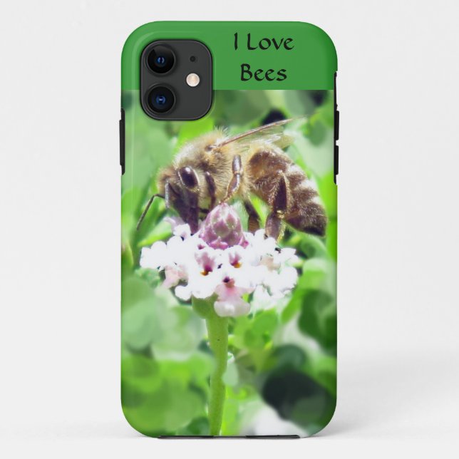 Phone case - Honeybee on blossom (Back)