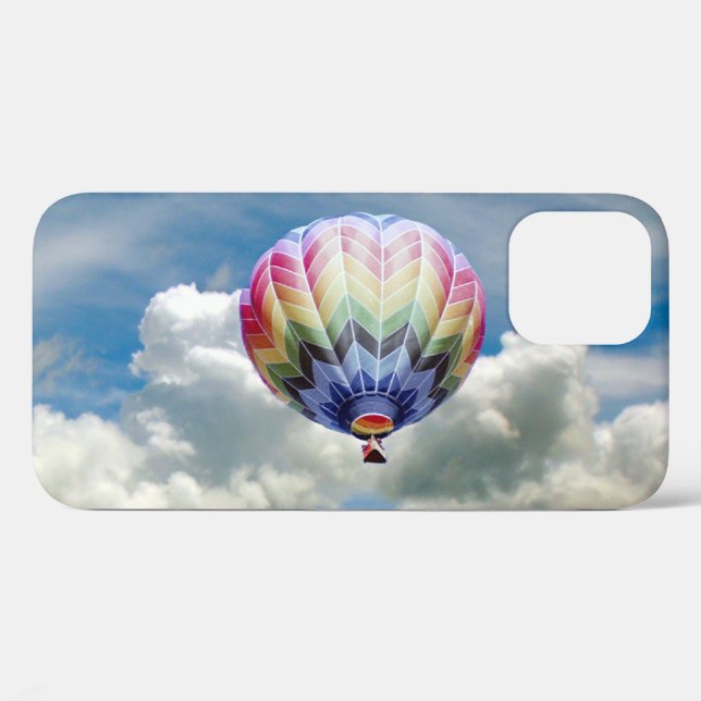 Phone Case - Hot Air Balloon in the Clouds (Back (Horizontal))