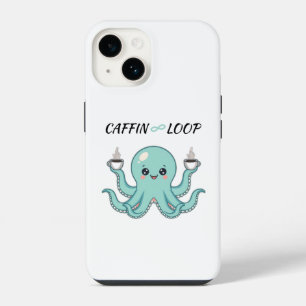 Phone Case – Octopus Coffee Design