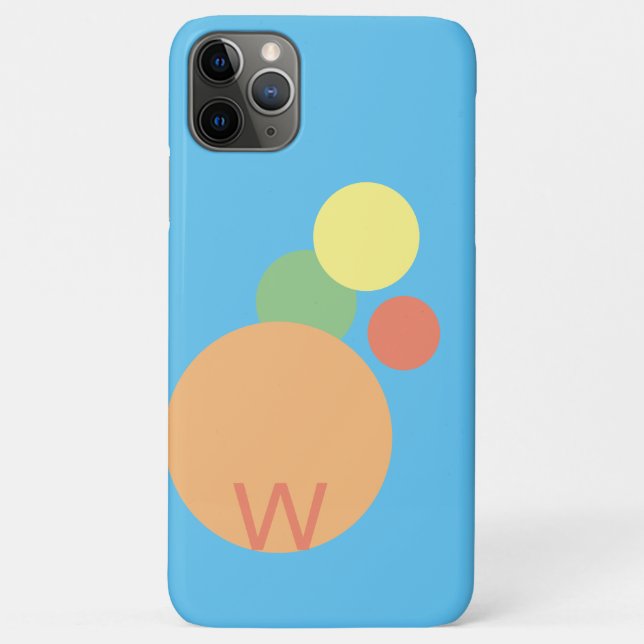 phone case pastel rainbow confetti circles iPhone  (Back)