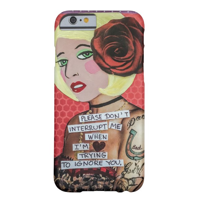 Phone case-please don't interrupt me Case-Mate iPhone case (Back)