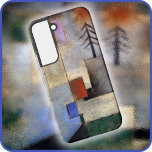 PHONE CASE S21 S22 more -"Small Fir" -by Paul Klee<br><div class="desc">This case features, a vintage (1922) image of an original oil by artist Paul Klee (1879-1940) of a Small Fir and will fit on several iPhone and Samsung cases including the recent (as of this posting) Galaxy S21 and S22 phones and iPhone models 12, 13, and 14. Shown here on...</div>