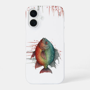 Phone case - Watercolor Series: Piranha