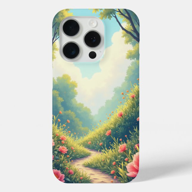Phone case with a pretty scenery (Back)