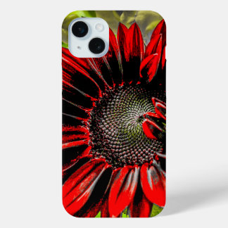 Phone case with a sunflower design