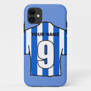 Phone Case with Club Colours! Blue & White Shirt