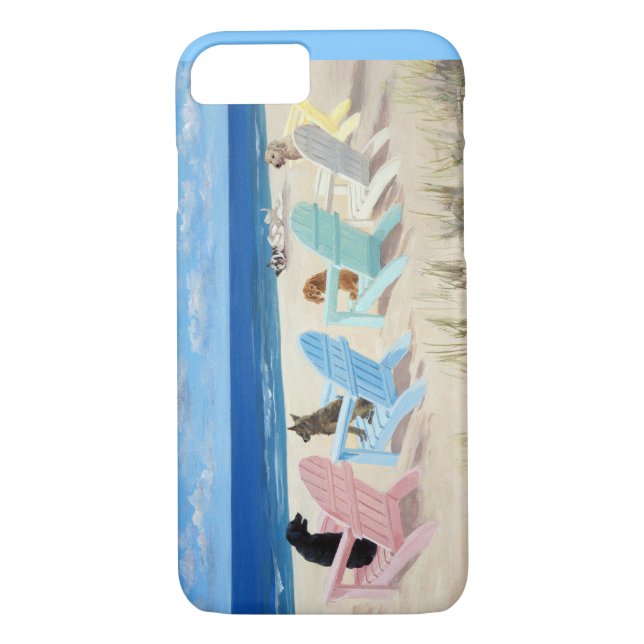 phone case with dog theme (Back)