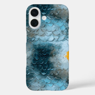 Phone Case With Watercolor Dragon Scales