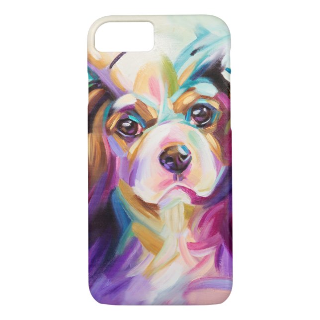 Phone cover colourful Cavalier (Back)