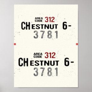 Phone Dial Betsy Poster