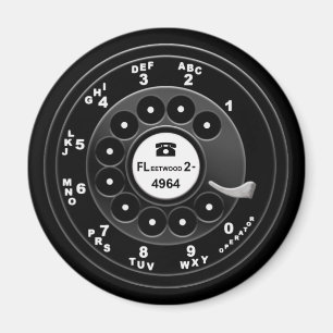 Phone Dial Custom 4964 Magnet