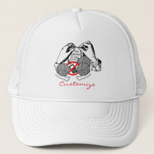 Phone is on Knit Thunder_Cove Trucker Hat
