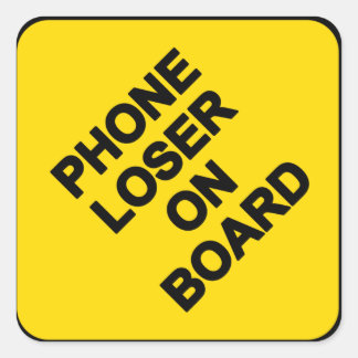 Phone Loser On Board Sticker