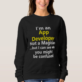 Phone Mobile Web App Applications Developer Job Ca Sweatshirt