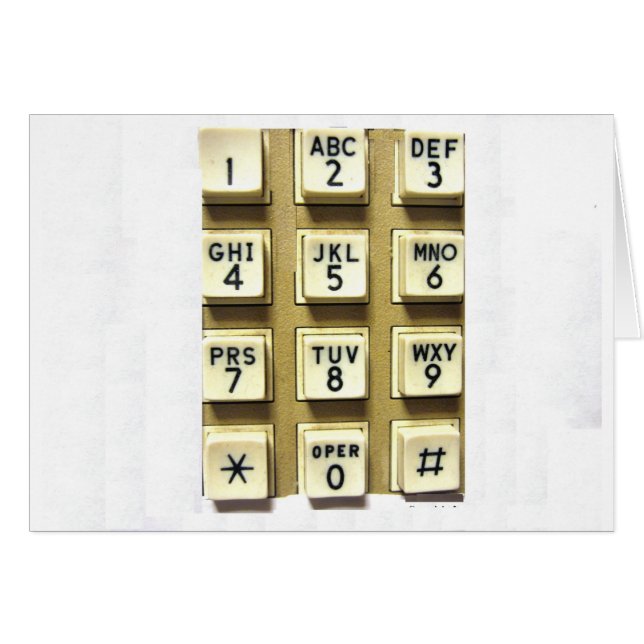 Phone Numbers (Front Horizontal)