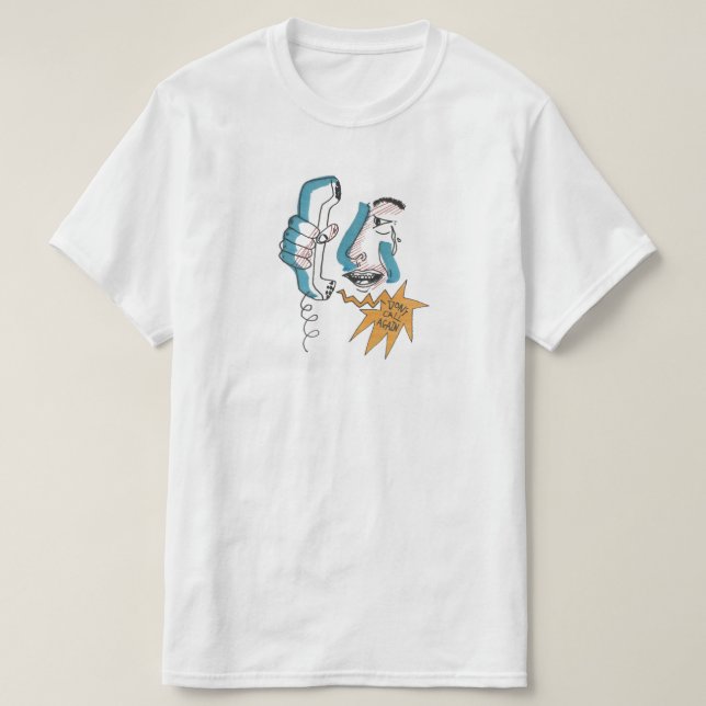 Phone Operator T-Shirt (Design Front)