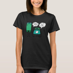 Phone Puns Jokes Humour T-Shirt