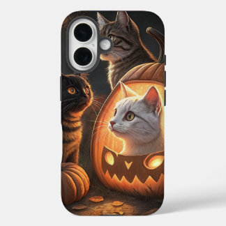 PhonecasesH - three cats inside carved and illumin iPhone 16 Case