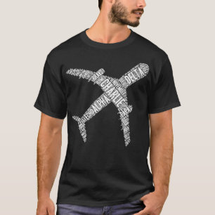 Phonetic Alphabet Aeroplane Aviation Pilot T-Shirt