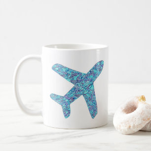 Phonetic Alphabet "Pilot" Aeroplane  Coffee Mug