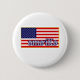 Phonetic America 6 Cm Round Badge