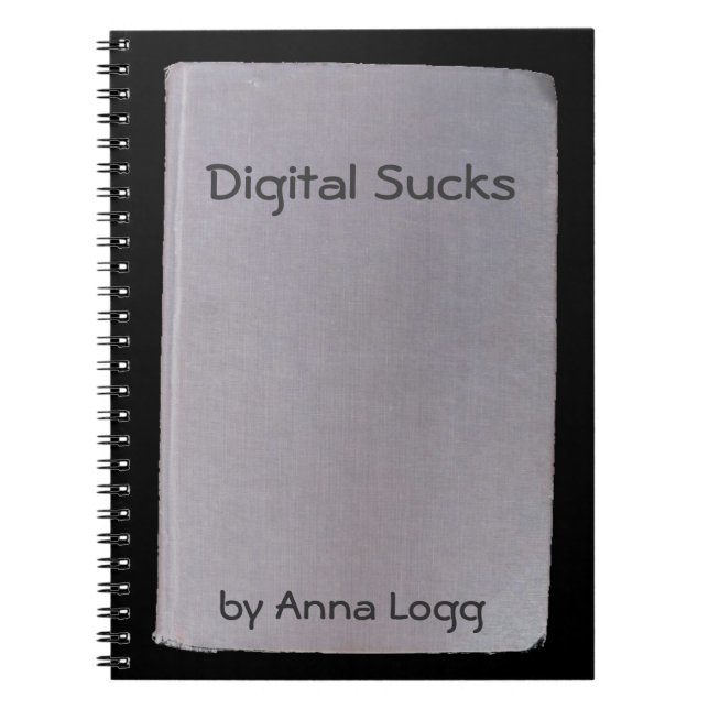Phoney book, funny author  no.10 Analogue Notebook (Front)