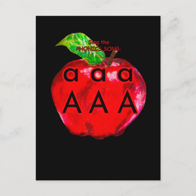 phonics postcard or flashcard (Front)