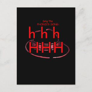 phonics postcard or flashcard