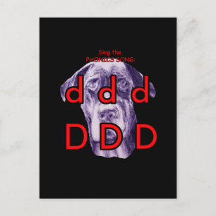 phonics postcard or flashcard