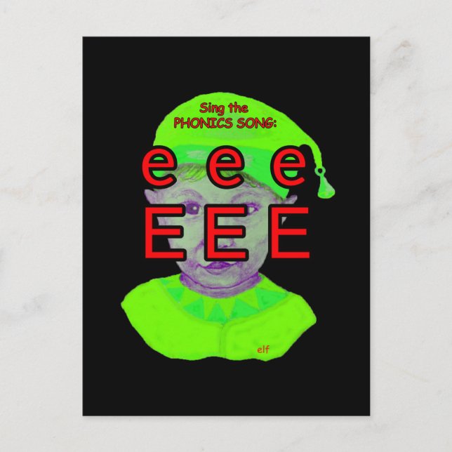 phonics postcard or flashcard (Front)