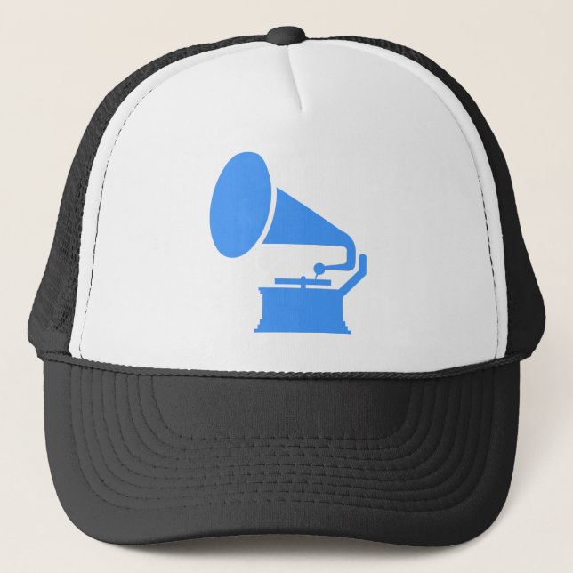 Phonograph - Baby Blue Trucker Hat (Front)
