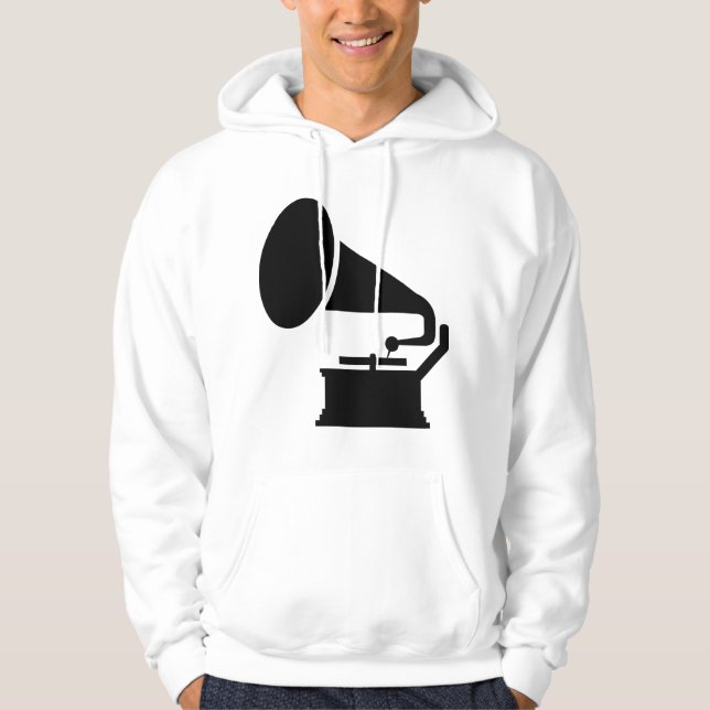 Phonograph - Black Hoodie (Front)