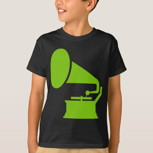 Phonograph - Martian Green T-Shirt (Front)