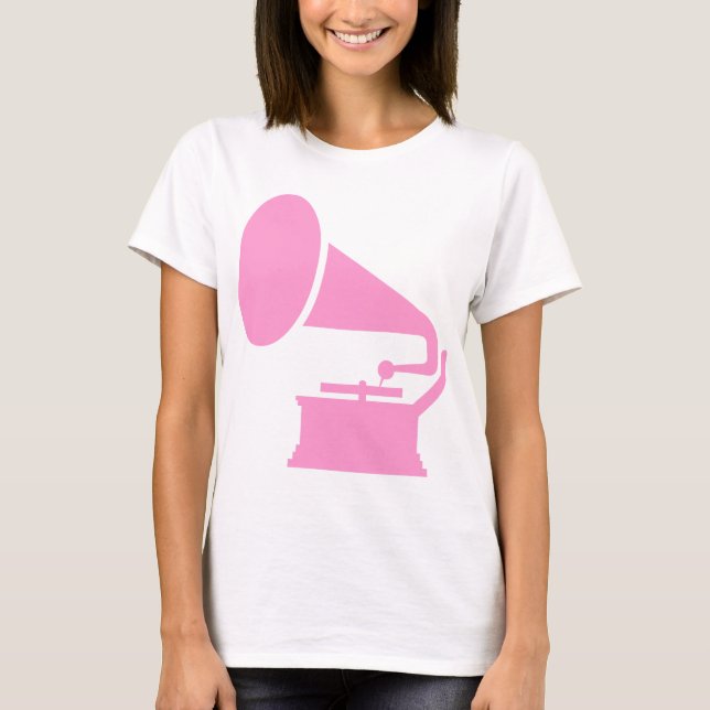Phonograph - Pink T-Shirt (Front)