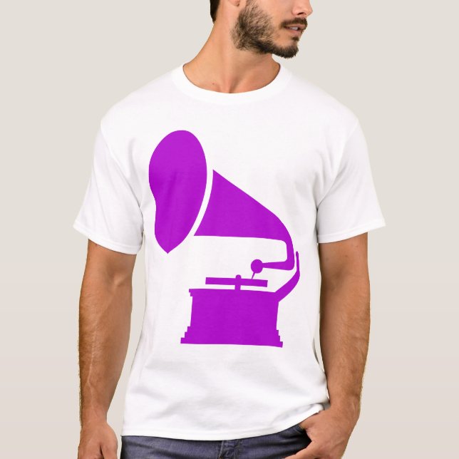 Phonograph - Purple T-Shirt (Front)