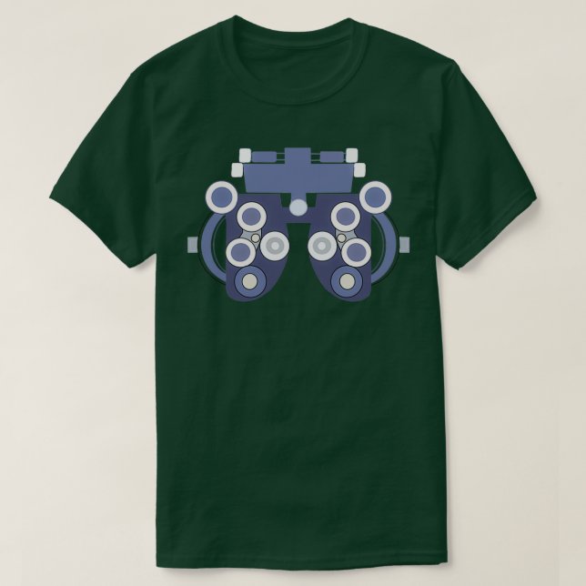 phoropter optometry sticker T-Shirt (Design Front)
