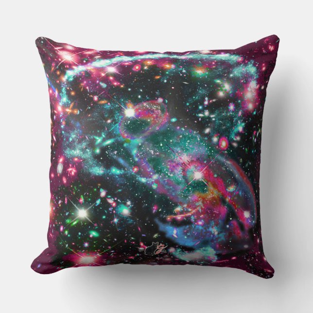 Phosphorescence Star Field Pillow (Front)