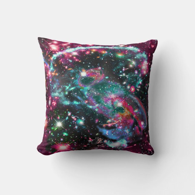 Phosphorescence Star Field Pillow (Front)