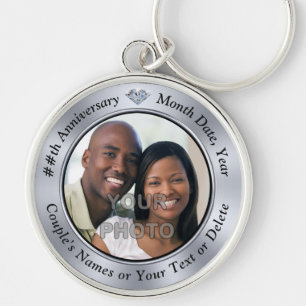 PHOTO 10 Year Anniversary Ideas for Husband Key Ring