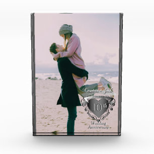 Photo 10th,20th,25th,Wedding Anniversary 3D Heart