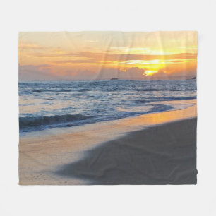 Photo 19 ocean beach sunset fleece blanket