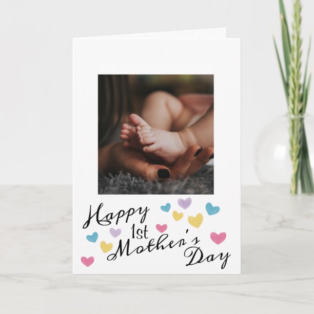 Photo 1st Mother's Day Card (Front)