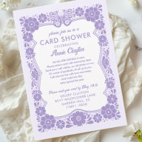 Photo 50th Birthday Card Shower Announcement