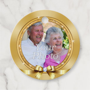 Photo, 50th Wedding Anniversary Favour Ideas Tags